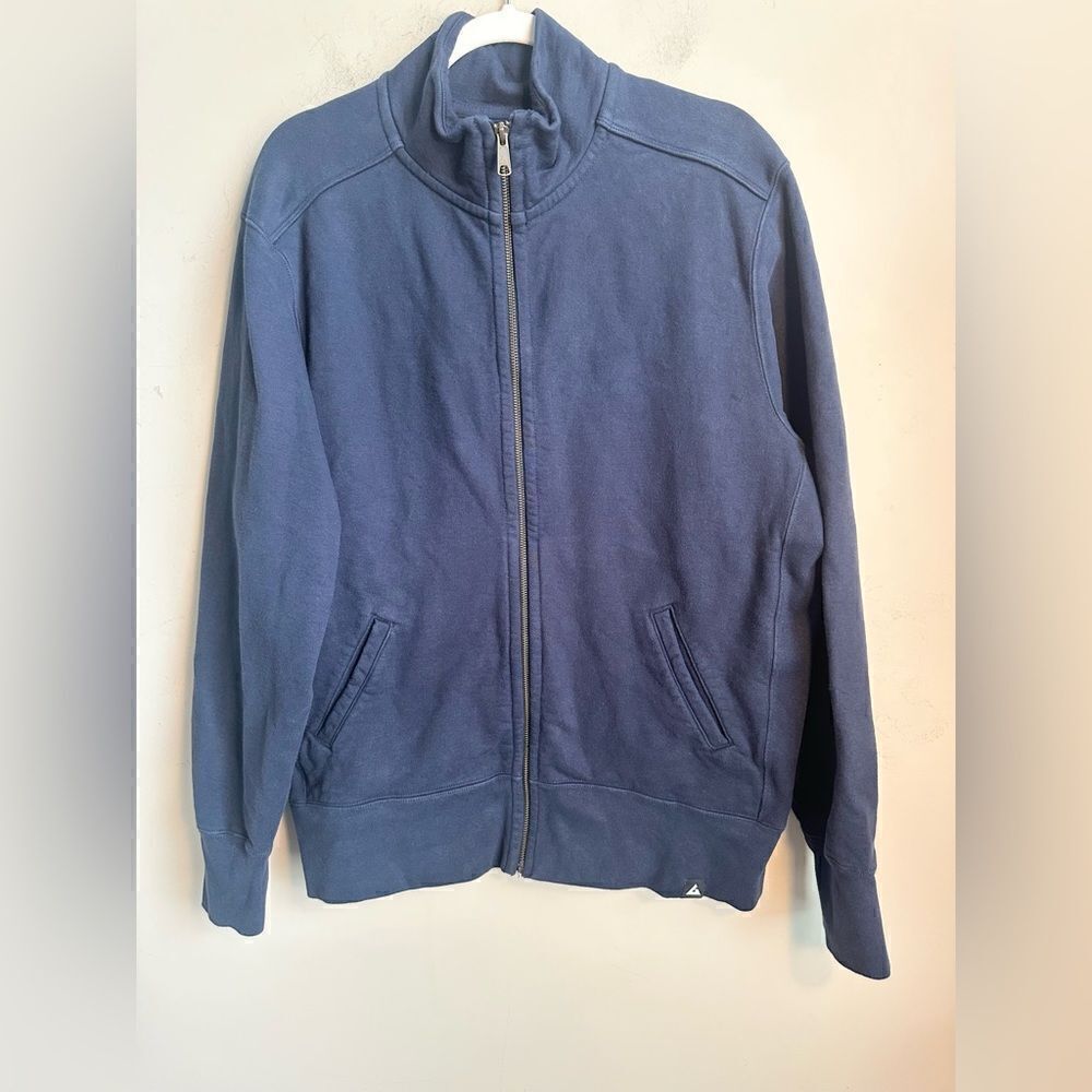 American Giant Full Zip Navy Sweat Jacket XL